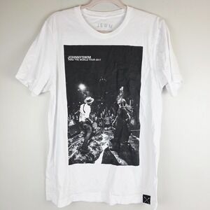 JohnnySwim Band Tee L 2017 Tour TAKE WORLD Concert Merch Indie Folk JSWM T Shirt